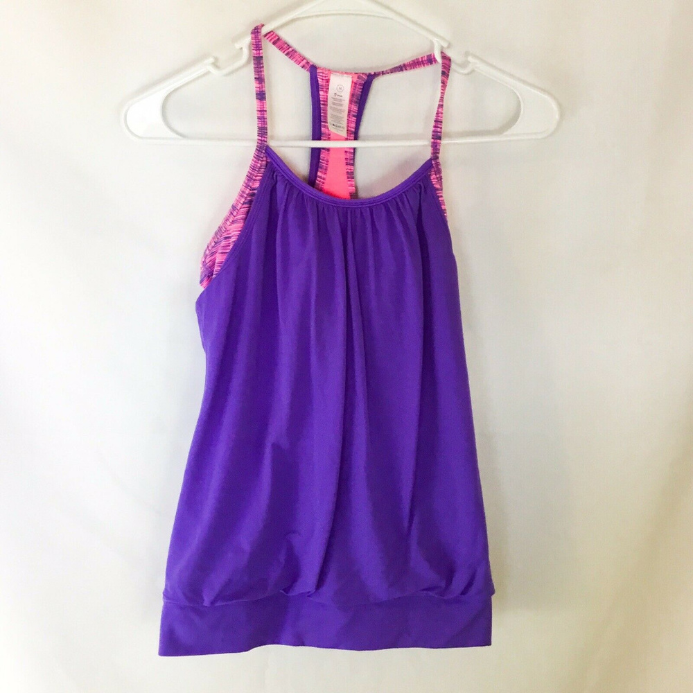 Ivivva 14 Tank Purple Pink Razor Back - Picture 5 of 5